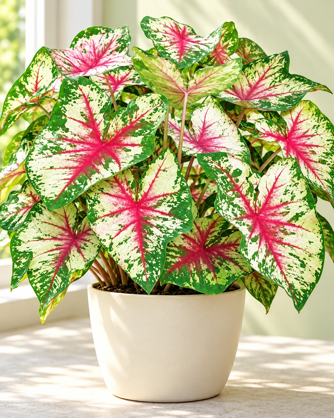 Caladium · imagen recreada con IA